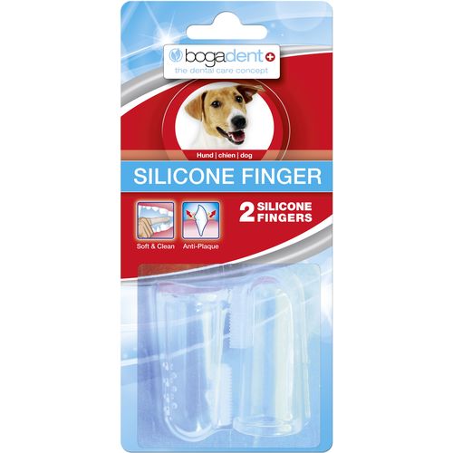 bogadent Doigt en silicone pour chiens 2 Stk Covetrus