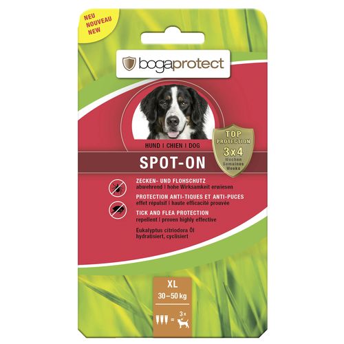 bogaprotect Spot-On anti-parasitaire XL pour chiens 3 x 4.4 ml Covetrus