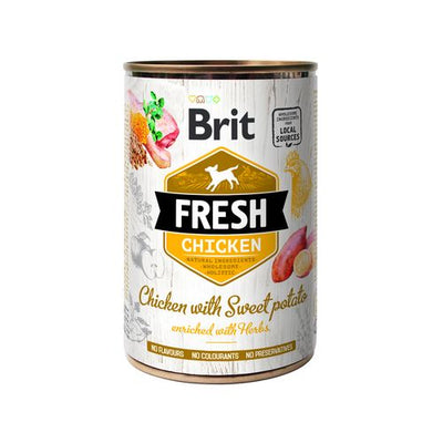 Brit Fresh Brit Fresh Dog - Poulet avec patate douce 400g - MyStetho Veterinary