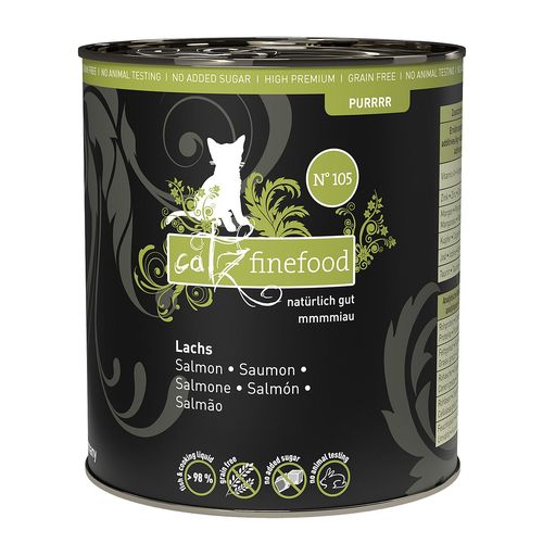 Catz Finefood Purrrr No. 105 avec saumon, 750g - MyStetho Veterinary