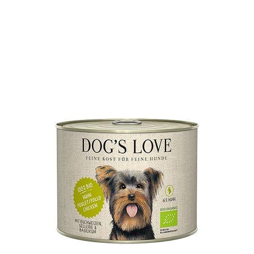 Dog's Love Bio poulet, sarrasin, céleri & basilic, 200g - MyStetho Veterinary