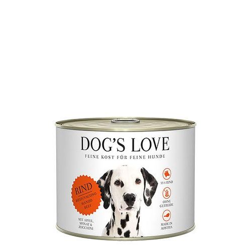Dog's Love Classic Adult boeuf, pomme, épinard & courgette 200g - MyStetho Veterinary