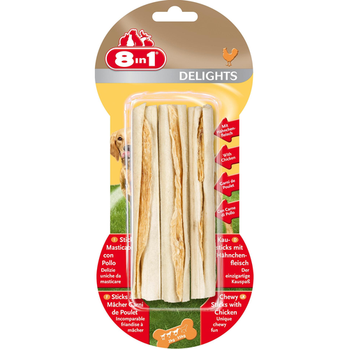8in1 Delights Chicken sticks - MyStetho Veterinary