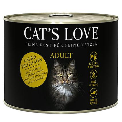 CAT'S LOVE Cat‘s Love Adult Veau & Dinde, 200g - MyStetho Veterinary