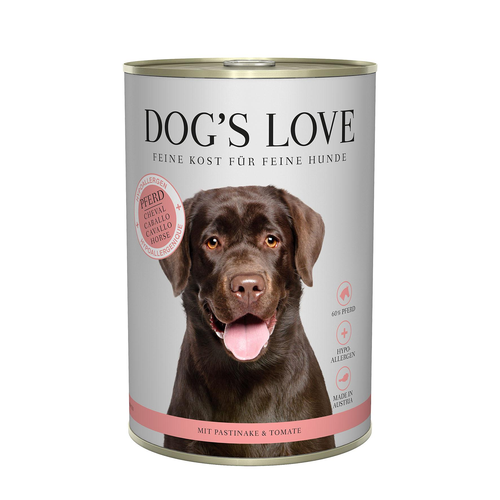 Dog's Love Cheval & panais & tomates 800g - MyStetho Veterinary