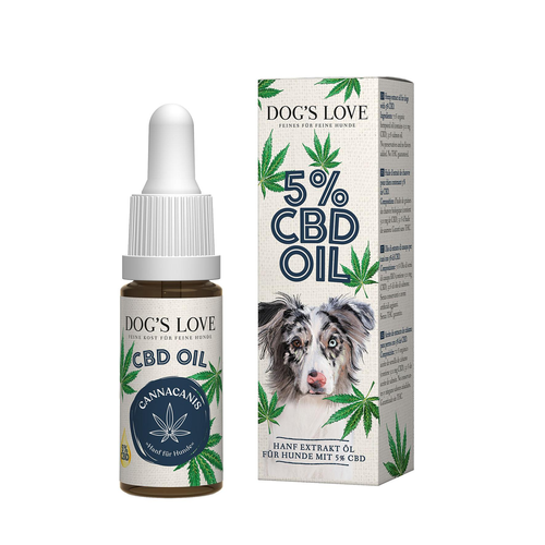 Dog's Love Canna CBD huile 5% 10ml - MyStetho Veterinary