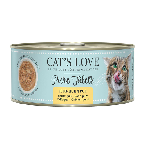CAT'S LOVE FILET Pur - poulet 100g - MyStetho Veterinary