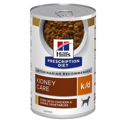Hill's Prescription Diet k/d with Chicken and vegetables stew can 354 g Hill's