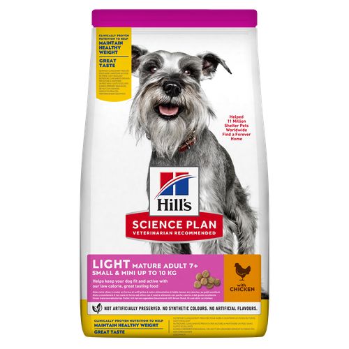Hill's Science Plan Light Small & Mini Mature Adult Chicken 2.5 kg - MyStetho Veterinary