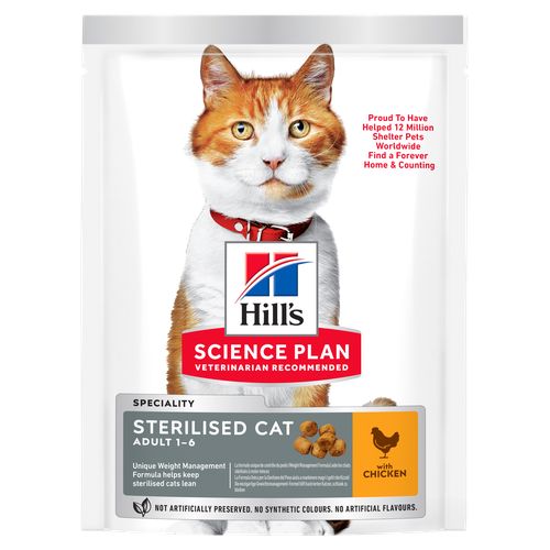 Hill's Science Plan Sterilised Cat Adult Chicken 15 kg - MyStetho Veterinary