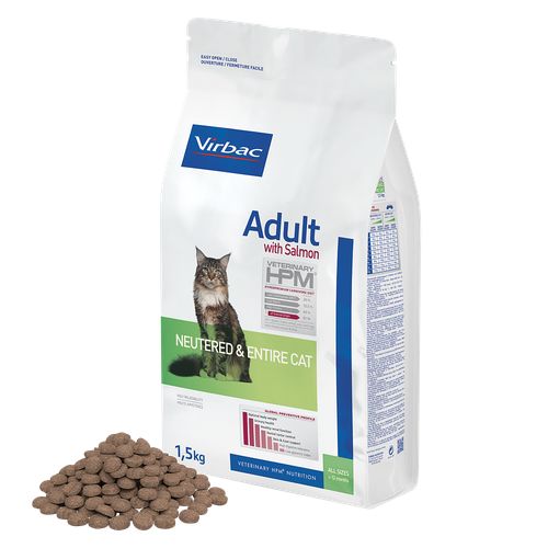 HPM Adult Cat Salmon Neutered & Entire 7 kg Virbac