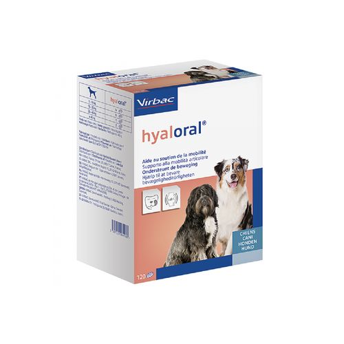 Hyaloral 120 comprimés à mâcher pour chiens Virbac