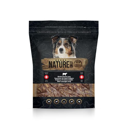 Nature Only Saucisses de bœuf long, 340g - MyStetho Veterinary