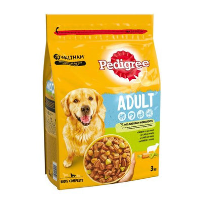 Pedigree Adult avec agneau, 3kg - MyStetho Veterinary