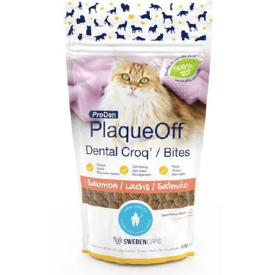 PlaqueOff croq. Saumon 60gr. chat - MyStetho Veterinary