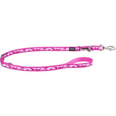 RedDingo Multipurpose Lead Design XS Camouflage Hot Pink 12mm x 2.0m - MyStetho Veterinary