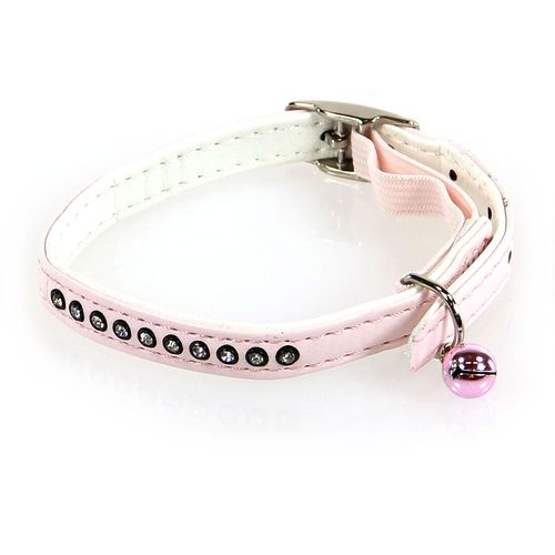 Swisspet Art Leather Plus collier p.chats, rose clair - MyStetho Veterinary