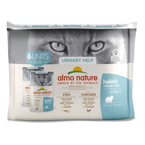 Almo Holistic Functional Cats Multi Pack Urinary Help (6x70g) - MyStetho Veterinary