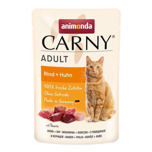 Carny Adult Rind und Huhn (85g) - MyStetho Veterinary