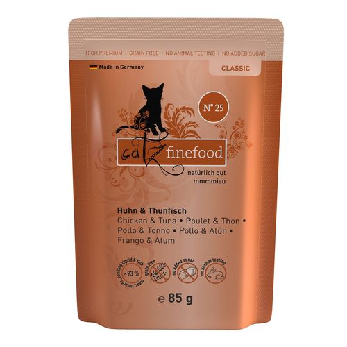 Catz Finefood No. 25 avec poulet & thon, 85g - MyStetho Veterinary