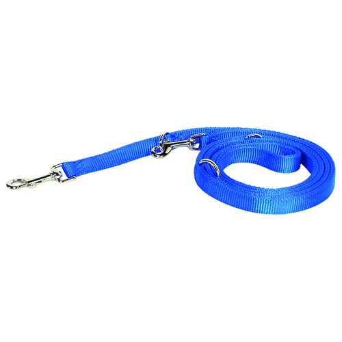 Laisse 3 pos. Flex bleu 1 cm x 1.8 m - MyStetho Veterinary