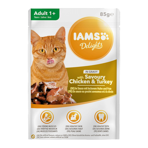 Iams Delights Adult poulet &amp; dinde - MyStetho Veterinary