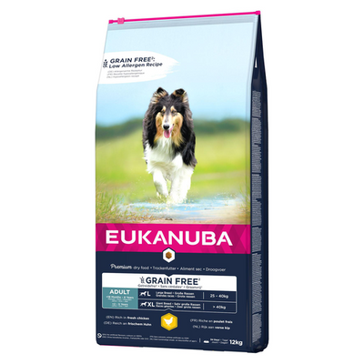 Eukanuba Grain Free Adult Large, Poulet - MyStetho Veterinary