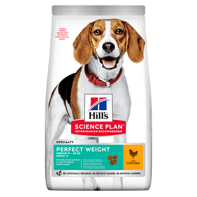 Hill's Science Plan Perfect Weight Medium Adult Chicken 12 kg - MyStetho Veterinary