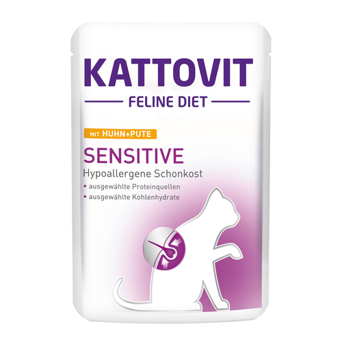 Kattovit Sensitive poulet et dinde - MyStetho Veterinary