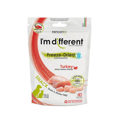 I&#039;m different Snack Treats Turkey 40g - MyStetho Veterinary