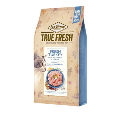 Carnilove Feline Adulte True Fresh - Dinde frais 1,8kg - MyStetho Veterinary