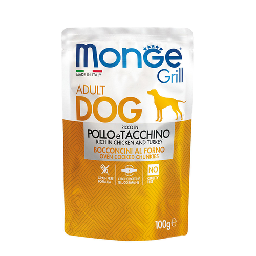 Monge Grill Adult Chicken &amp; Turkey - MyStetho Veterinary