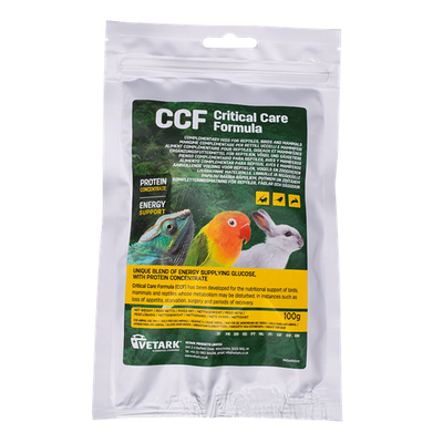 CCF Critical Care Formula 100g poudre avec mesurette - MyStetho Veterinary