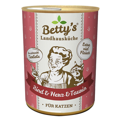 Betty&#039;s Landhausküche Betty´s Landhausküche bœuf & cœur 400g - MyStetho Veterinary