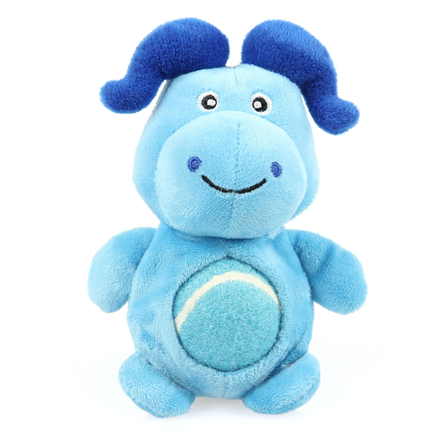 Swisspet Ballu boeuf en peluche, bleu, sans couinement - MyStetho Veterinary