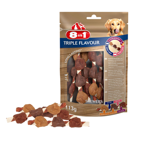 8in1 Triple Flavour Skewers - MyStetho Veterinary