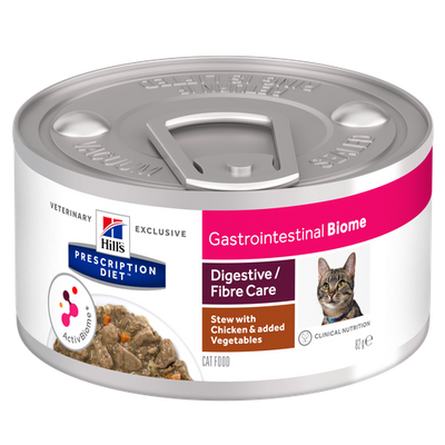 Hill's Prescription Diet GI Biome Chicken and vegetables stew can 82 g - MyStetho Veterinary