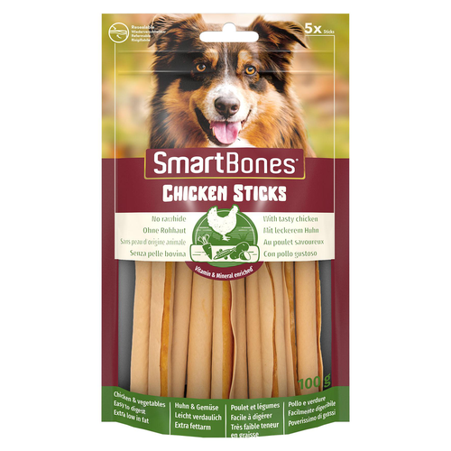 Smart Bone SB Chicken Sticks, 5pcs. 100g - MyStetho Veterinary