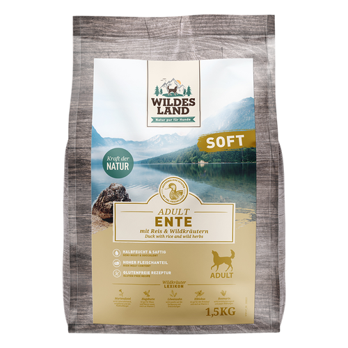 Wildes Land Canine Adult Soft canard avec riz 1.5kg - MyStetho Veterinary