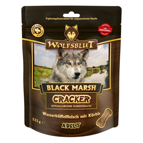 Wolfblut Canine Cracker Black Marsh - karbau avec potiron 225g - MyStetho Veterinary