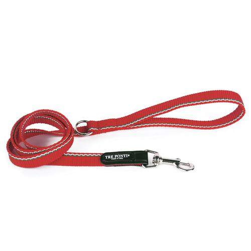 TrePonti Leine Classic Rot 130cm Classic Line - MyStetho Veterinary