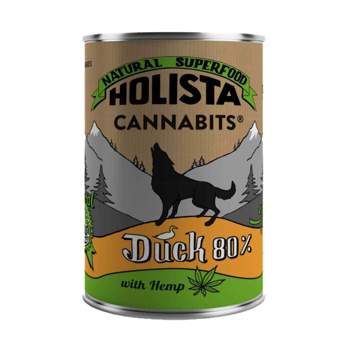 Sparrow Nassfutter Dog Holista CannaBits Canard 400g - MyStetho Veterinary