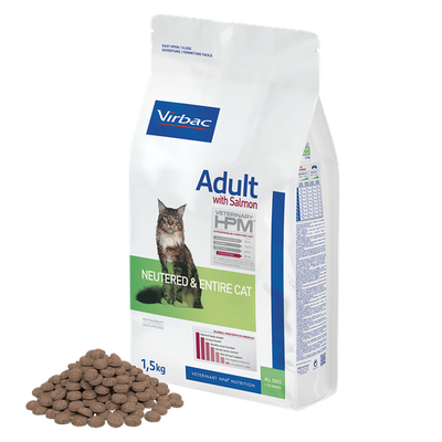 HPM Adult Cat Salmon Neutered & Entire 7 kg - MyStetho Veterinary