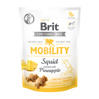 Brit Functional Snack Mobilty Squid - Calamar + Ananas  150g - MyStetho Veterinary