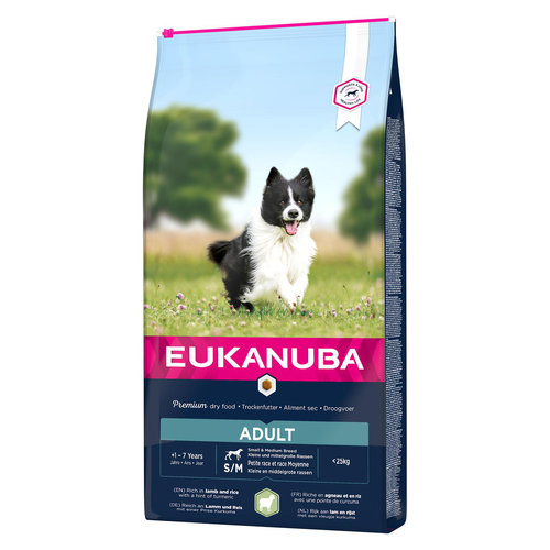 Eukanuba Adult, agneau &amp; riz, Small/Medium - MyStetho Veterinary