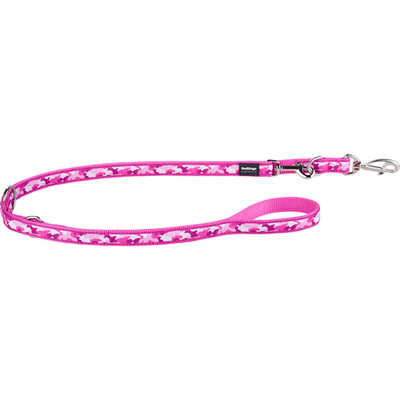 RedDingo Multipurpose Lead Design M Camouflage Hot Pink 20mm x 2.0m - MyStetho Veterinary