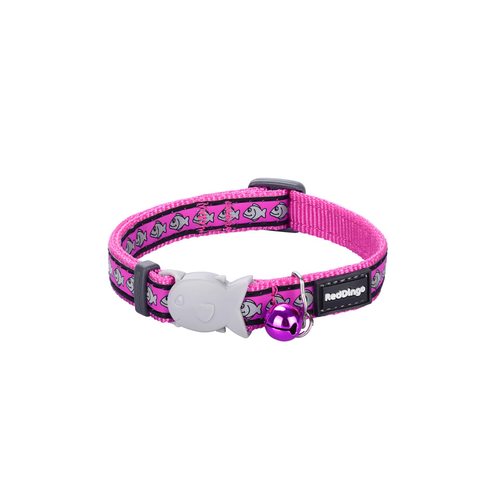 RedDingo RougeDingo Cat Collier poisson fuchsia XS - MyStetho Veterinary