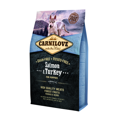 Carnilove Dog Chiot - Saumon & Dinde 4kg - MyStetho Veterinary