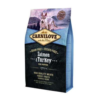 Carnilove Dog Chiot - Saumon & Dinde 4kg - MyStetho Veterinary