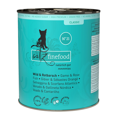 Catz Finefood No. 21 gibier &amp; rascasse, 800g - MyStetho Veterinary